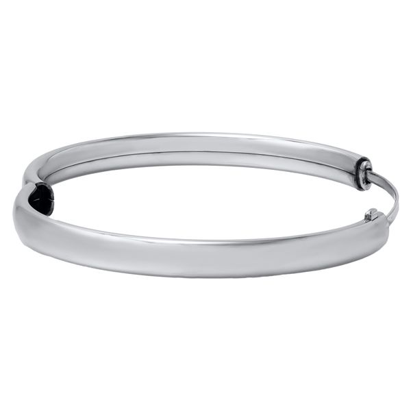 Children's Sterling Polished Silver Bangle Bracelet Image 2 Texas Gold Connection greenville, TX