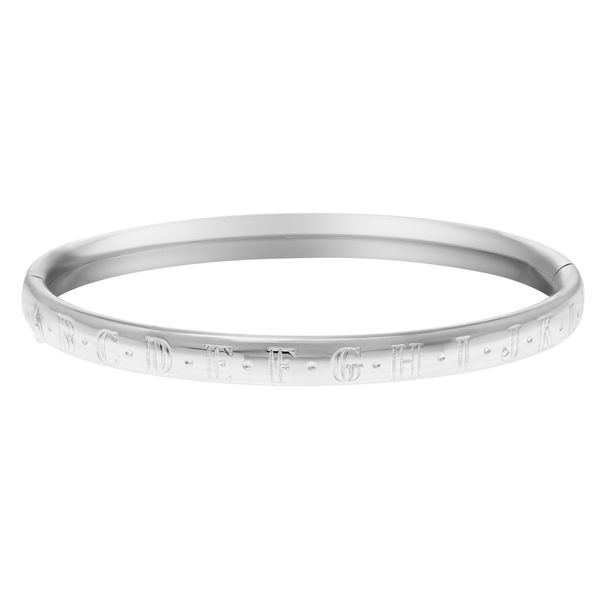 Children's Sterling Silver Bangle ABC Bracelet Texas Gold Connection greenville, TX