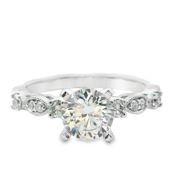 14KW Diamond Engagement Ring The Blue Diamond Jefferson City, MO