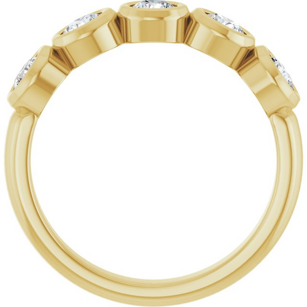 Lab Grown Diamond Band Image 2 The Blue Diamond Jefferson City, MO