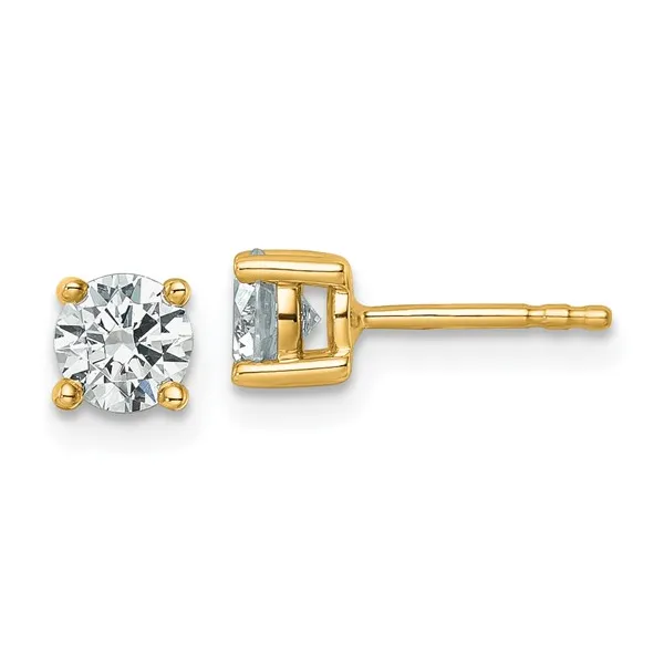 14K Lab Grown Diamond Stud Earrings The Blue Diamond Jefferson City, MO