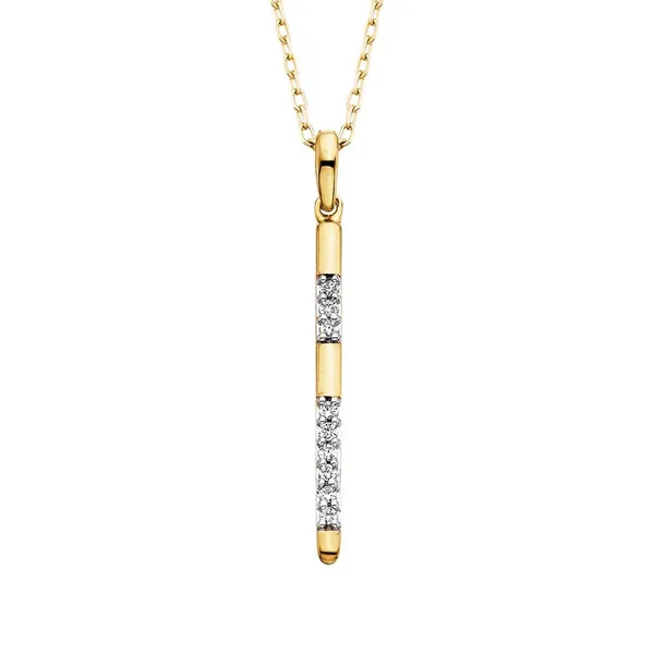 Diamond Bar Pendant .05tw The Blue Diamond Jefferson City, MO