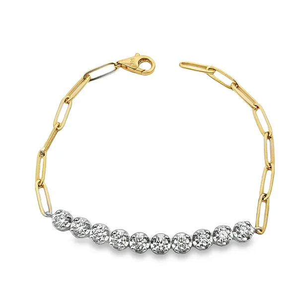 Diamond Paperclip Bracelet The Blue Diamond Jefferson City, MO