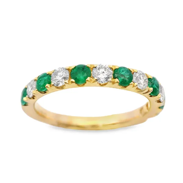 14KY Emerald & Diamond Band The Blue Diamond Jefferson City, MO