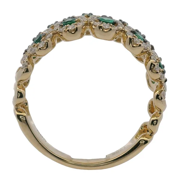 Emerald & Diamond Ring Image 3 The Blue Diamond Jefferson City, MO