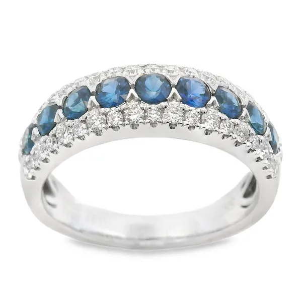 Blue Sapphire & Diamond Ring Image 2 The Blue Diamond Jefferson City, MO