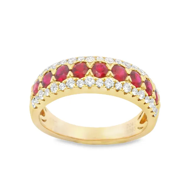 Ruby & Diamond Ring Image 2 The Blue Diamond Jefferson City, MO