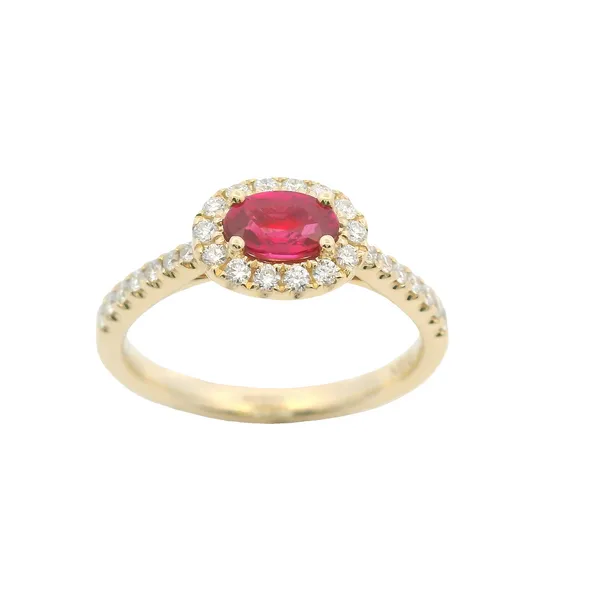 Ruby & Diamond Ring Image 2 The Blue Diamond Jefferson City, MO