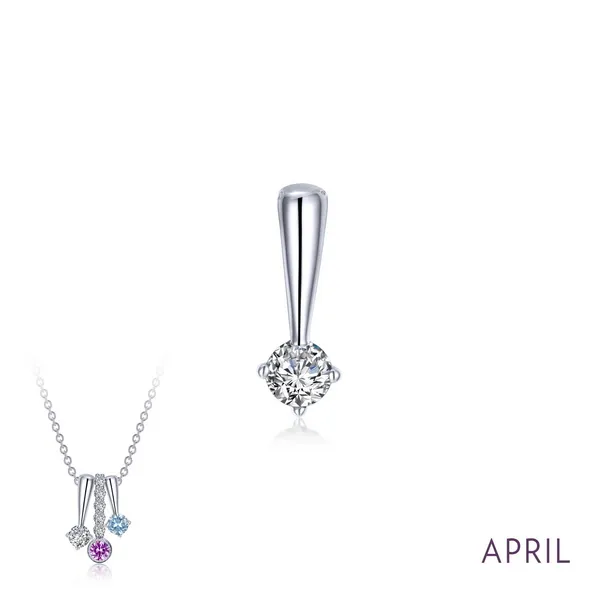 April Birthstone Love Pendant The Blue Diamond Jefferson City, MO