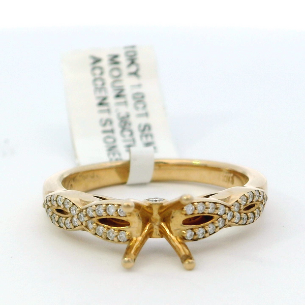 Gold Semi-Mount Ring The Blue Diamond Jefferson City, MO