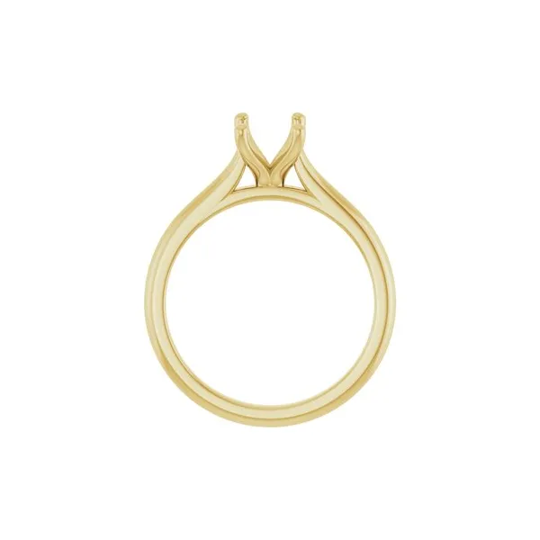 Gold Semi-Mount Ring Image 2 The Blue Diamond Jefferson City, MO