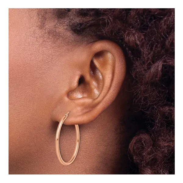 Gold Earring Image 2 The Blue Diamond Jefferson City, MO