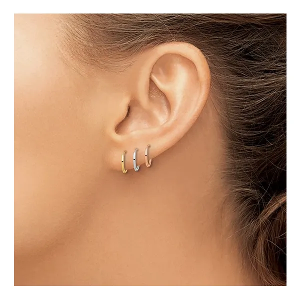 Gold Earring Image 3 The Blue Diamond Jefferson City, MO