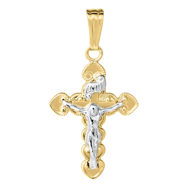 14KT Gold Two Tone Kid's Cross The Blue Diamond Jefferson City, MO