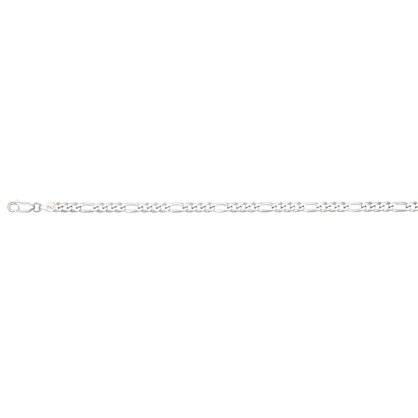 Sterling Silver Figaro Chain 22