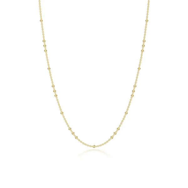 Sterling Silver Gold Plated Beaded Chain The Blue Diamond Jefferson City, MO