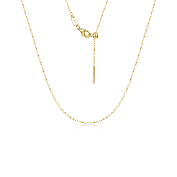 Sterling Silver Yellow Gold Plated Adjustable Chain The Blue Diamond Jefferson City, MO