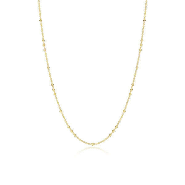 Sterling Silver Gold Plated Beaded Chain The Blue Diamond Jefferson City, MO