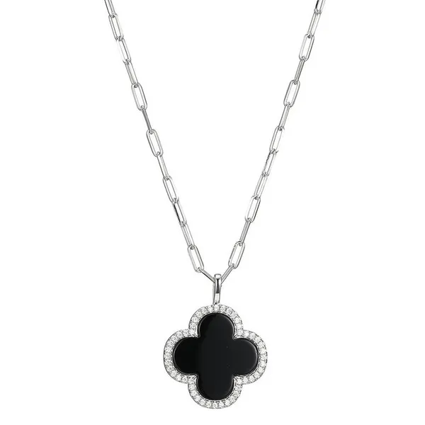 Sterling Silver Clover Necklace The Blue Diamond Jefferson City, MO