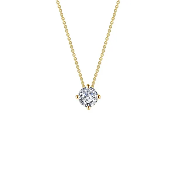 Sterling Silver Plated Solitair Necklace The Blue Diamond Jefferson City, MO