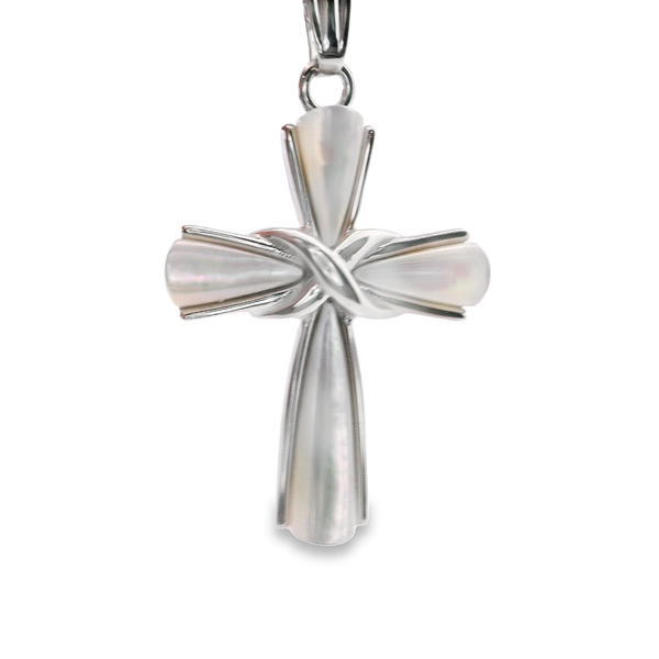 Sterling Silver Mother Of Pearl Cross The Blue Diamond Jefferson City, MO