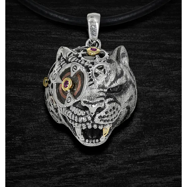 Silver Tiger Pendant The Blue Diamond Jefferson City, MO