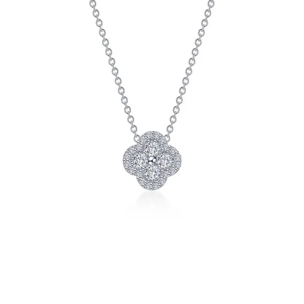 Sterling Silver Good Luck Clover Inspired Necklace The Blue Diamond Jefferson City, MO