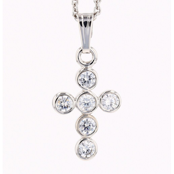 Sterling Silver Cross Necklace The Blue Diamond Jefferson City, MO