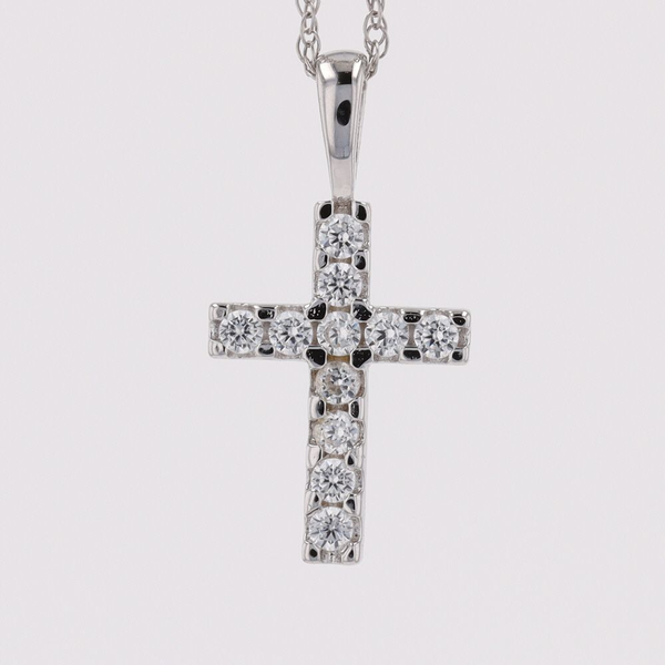 Sterling Silver Kids Cross Necklace The Blue Diamond Jefferson City, MO