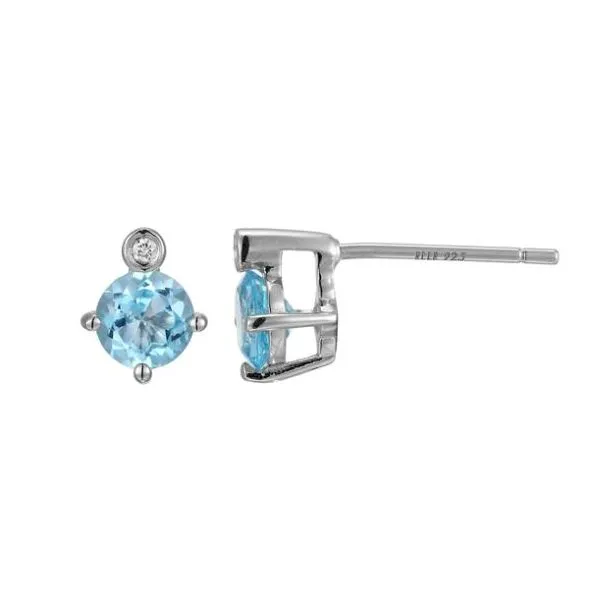 Silver Earring The Blue Diamond Jefferson City, MO