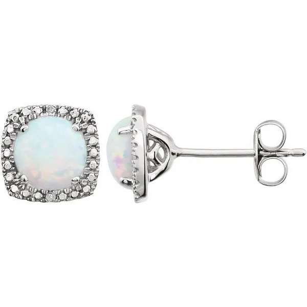 Silver Earring Image 2 The Blue Diamond Jefferson City, MO