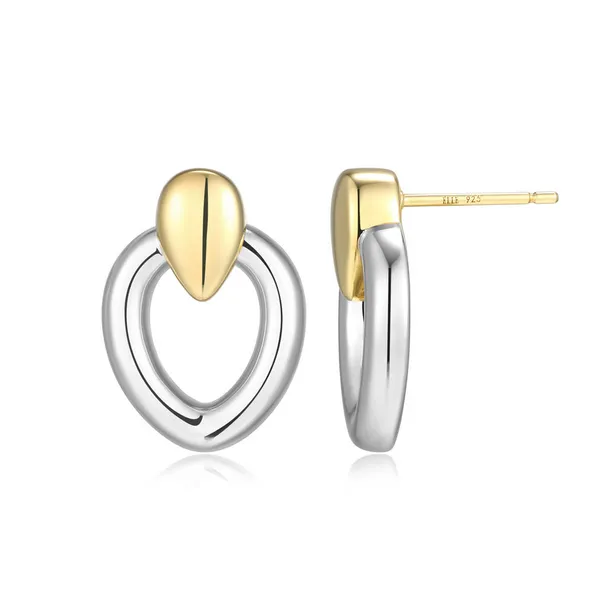 Sterling Silver & Gold Plated Earrings The Blue Diamond Jefferson City, MO