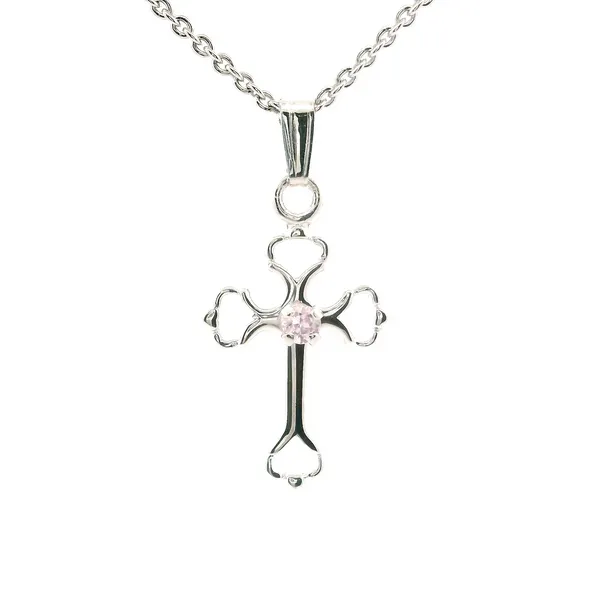 Sterling Silver Kids Cross Necklace The Blue Diamond Jefferson City, MO