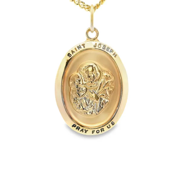 St. Joseph Medal NEcklace The Blue Diamond Jefferson City, MO