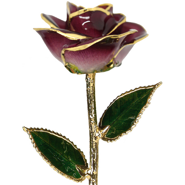 2-Tone Burgundy Rose in Gold The Blue Diamond Jefferson City, MO