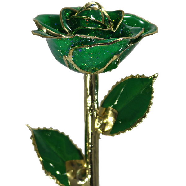 Emerald Green Sparkle Rose in Gold The Blue Diamond Jefferson City, MO