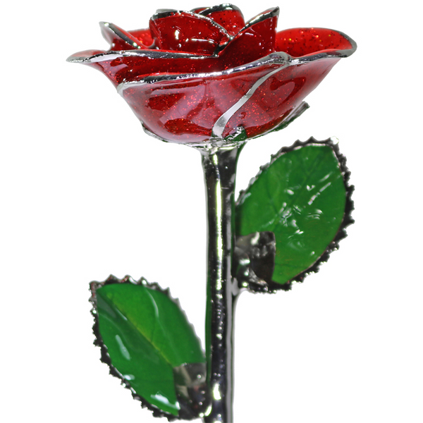 Red Sparkle Rose in Platinum The Blue Diamond Jefferson City, MO
