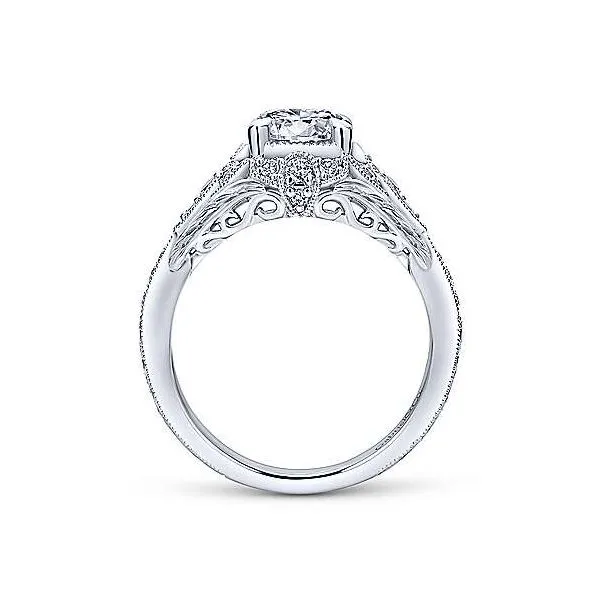 Art Deco Style Engagement Ring thumb image 2