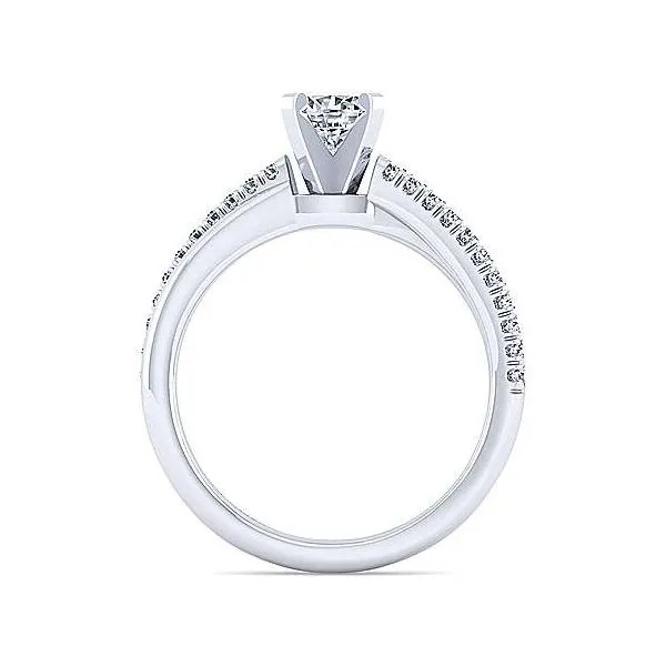 Crossover Engagement Ring