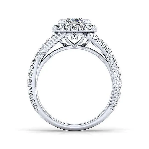 Halo Engagement Ring Image 2 Carroll's Jewelers Doylestown, PA