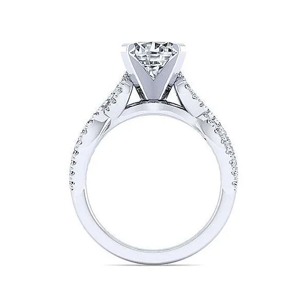Twisted Shank Engagement Ring thumb image 2