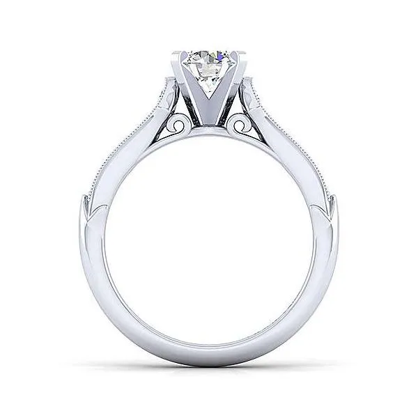 Vintage Inspired Engagement Ring thumb image 2