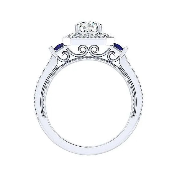 Art Deco Style Engagement Ring thumb image 2