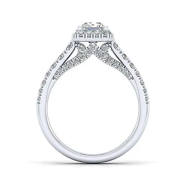 Halo Engagement Ring Image 2 Carroll's Jewelers Doylestown, PA