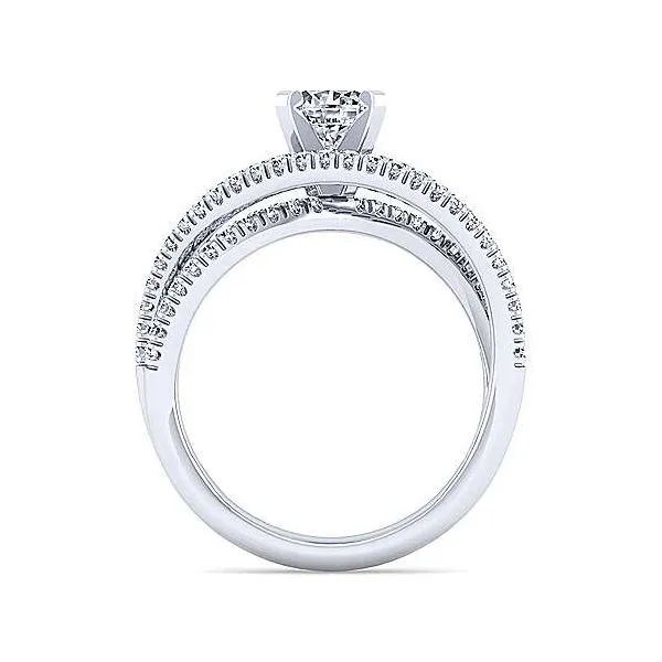 Crossover Engagement Ring thumb image 2