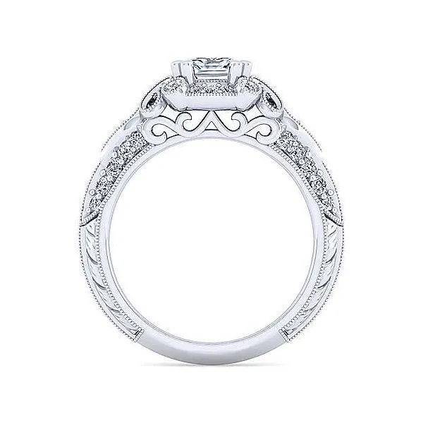 Art Deco Style Engagement Ring thumb image 2