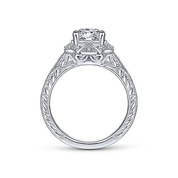 Art Deco Style Engagement Ring thumb image 2