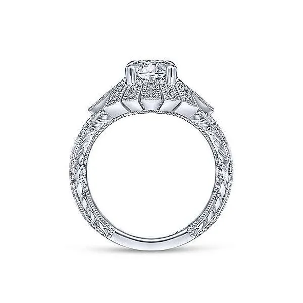 Art Deco style Engagement Ring thumb image 2