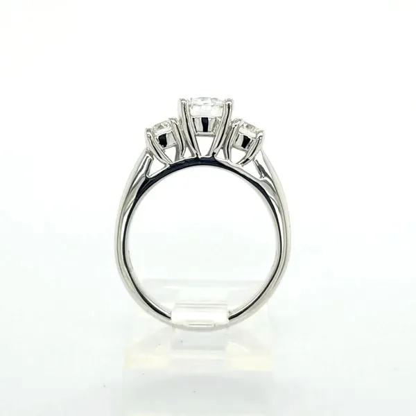 14kt WG 1.66ct TW Lab Grown Diamond 3 stone Ring thumb image 2