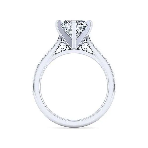 Single Row Engagement Ring Image 2 Carroll's Jewelers Doylestown, PA